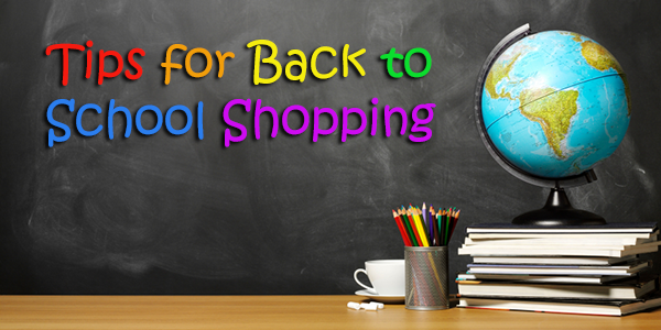 Tips for Back to School Shopping